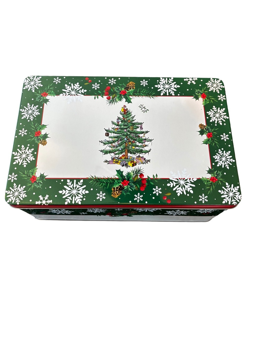 Vintage Spode Christmas Tree 5 Pc Mug Gift Set Tin Coasters - Picture 3 of 4